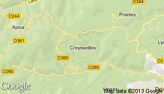 Plan de Creysseilles