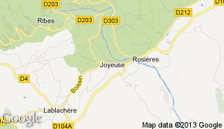 Plan de Joyeuse