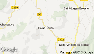 Plan de Saint-Bauzile