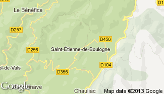 Plan de Saint-Étienne-de-Boulogne