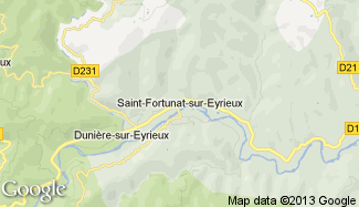 Plan de Saint-Fortunat-sur-Eyrieux