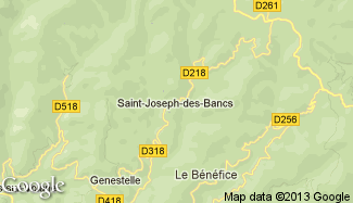 Plan de Saint-Joseph-des-Bancs