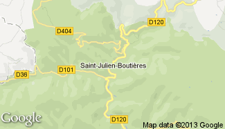 Plan de Saint-Julien-Boutières
