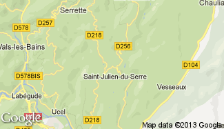 Plan de Saint-Julien-du-Serre