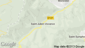Plan de Saint-Julien-Vocance