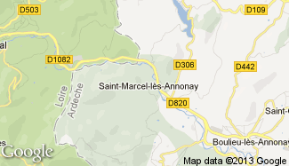 Plan de Saint-Marcel-lès-Annonay