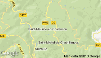 Plan de Saint-Maurice-en-Chalencon