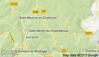 Plan de Saint-Michel-de-Chabrillanoux