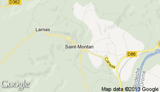 Plan de Saint-Montan