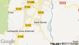 Plan de Saint-Sernin