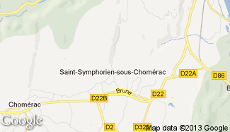 Plan de Saint-Symphorien-sous-Chomérac