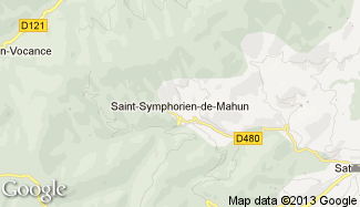 Plan de Saint-Symphorien-de-Mahun