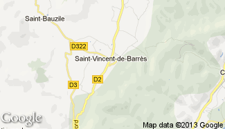 Plan de Saint-Vincent-de-Barrès