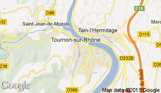 Plan de Tournon-sur-Rhône