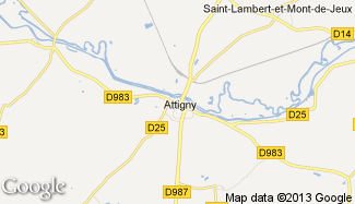 Plan de Attigny