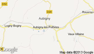 Plan de Aubigny-les-Pothées