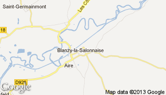 Plan de Blanzy-la-Salonnaise