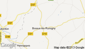 Plan de Bossus-lès-Rumigny