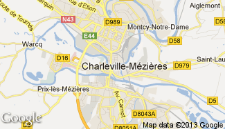 Plan de Charleville-Mézières