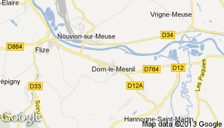 Plan de Dom-le-Mesnil