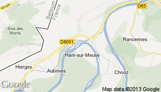 Plan de Ham-sur-Meuse