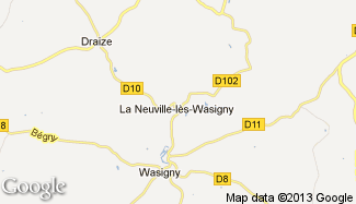 Plan de La Neuville-lès-Wasigny