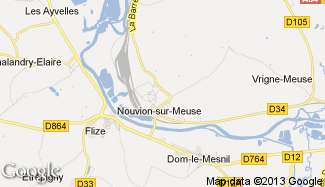 Plan de Nouvion-sur-Meuse