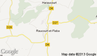 Plan de Raucourt-et-Flaba