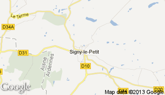 Plan de Signy-le-Petit