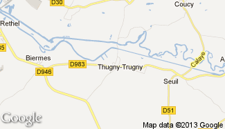 Plan de Thugny-Trugny