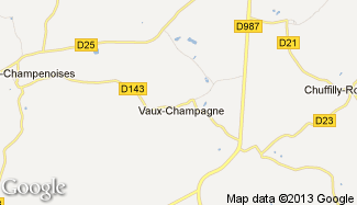 Plan de Vaux-Champagne