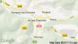 Plan de Ax-les-Thermes