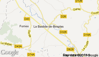 Plan de La Bastide-de-Besplas