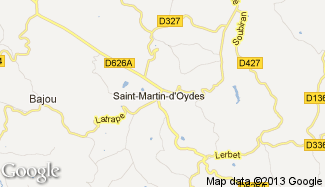 Plan de Saint-Martin-d'Oydes