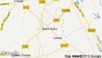 Plan de Saint-Quirc
