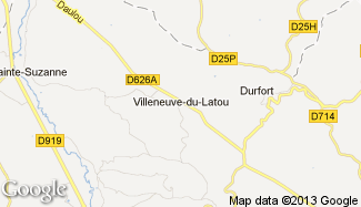 Plan de Villeneuve-du-Latou