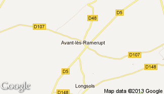 Plan de Avant-lès-Ramerupt