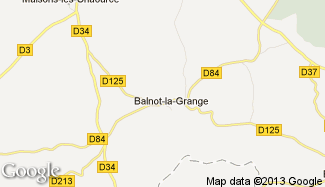 Plan de Balnot-la-Grange