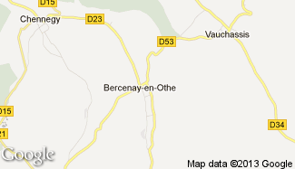 Plan de Bercenay-en-Othe