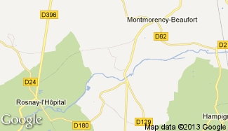 Plan de Courcelles-sur-Voire