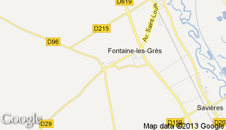 Plan de Fontaine-les-Grès