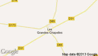 Plan de Les Grandes-Chapelles