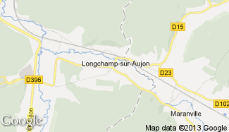 Plan de Longchamp-sur-Aujon