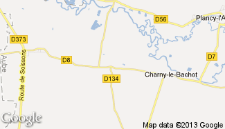 Plan de Longueville-sur-Aube