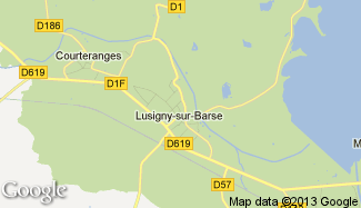 Plan de Lusigny-sur-Barse