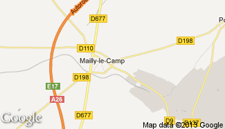 Plan de Mailly-le-Camp