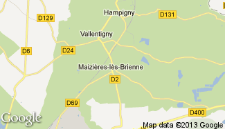 Plan de Maizières-lès-Brienne