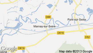 Plan de Marnay-sur-Seine