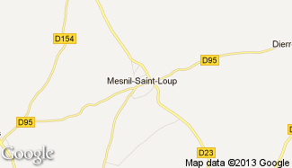 Plan de Mesnil-Saint-Loup