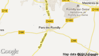 Plan de Pars-lès-Romilly